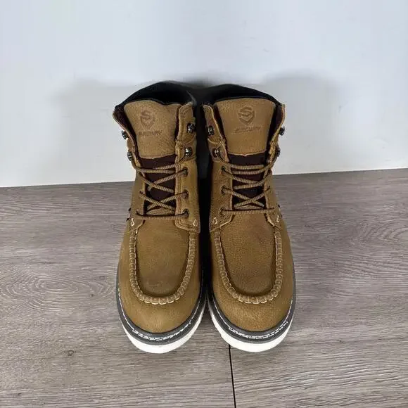 Men's Brown Boots - Picture 6 of 10